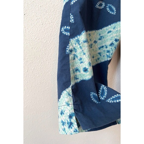 Vintage RALPH Ralph Lauren Shibori Tie Dye Cotton Capri Pants Medium 90s Y2K - Picture 4 of 9